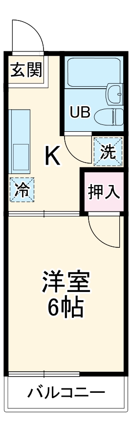 スカイパルB棟の間取り