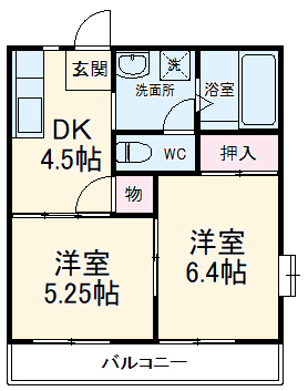 グランドール中野の間取り
