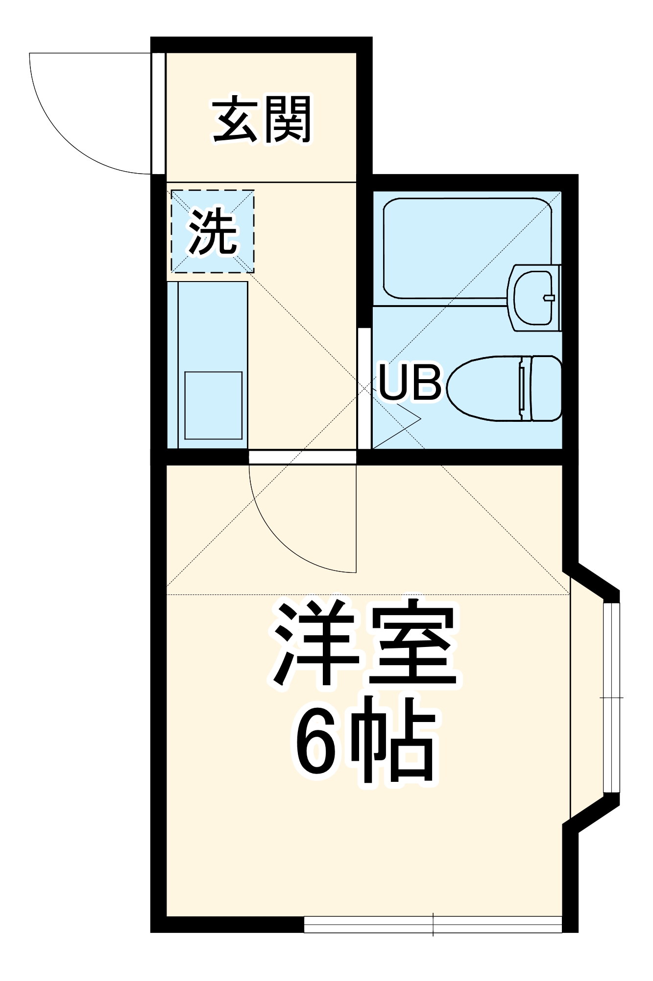 ベルジェールの間取り