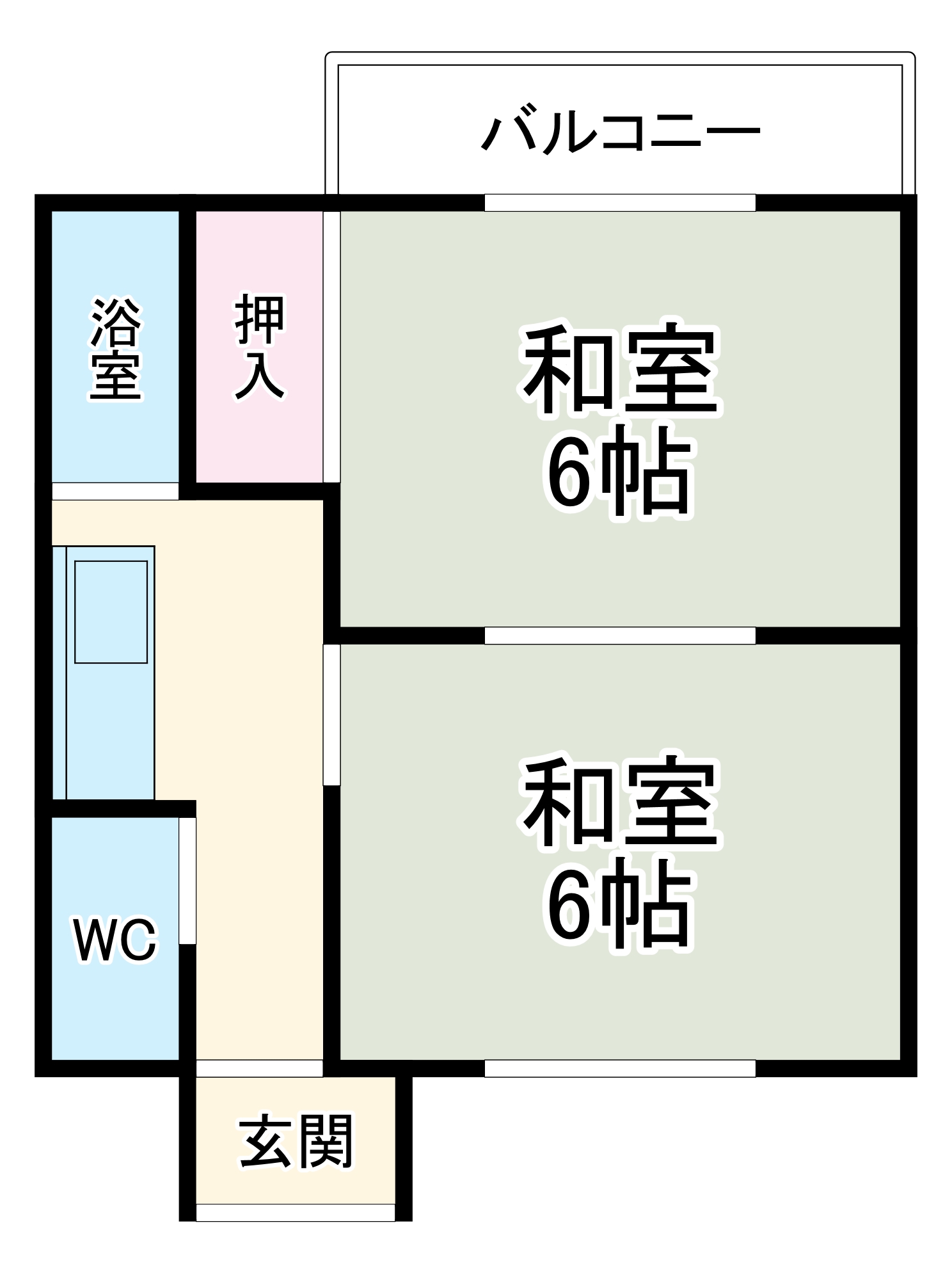 川菊荘の間取り
