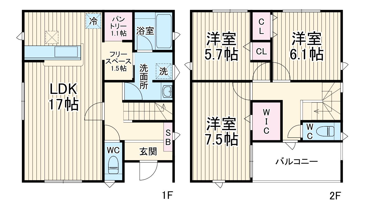 Kolet千城台北#11の間取り