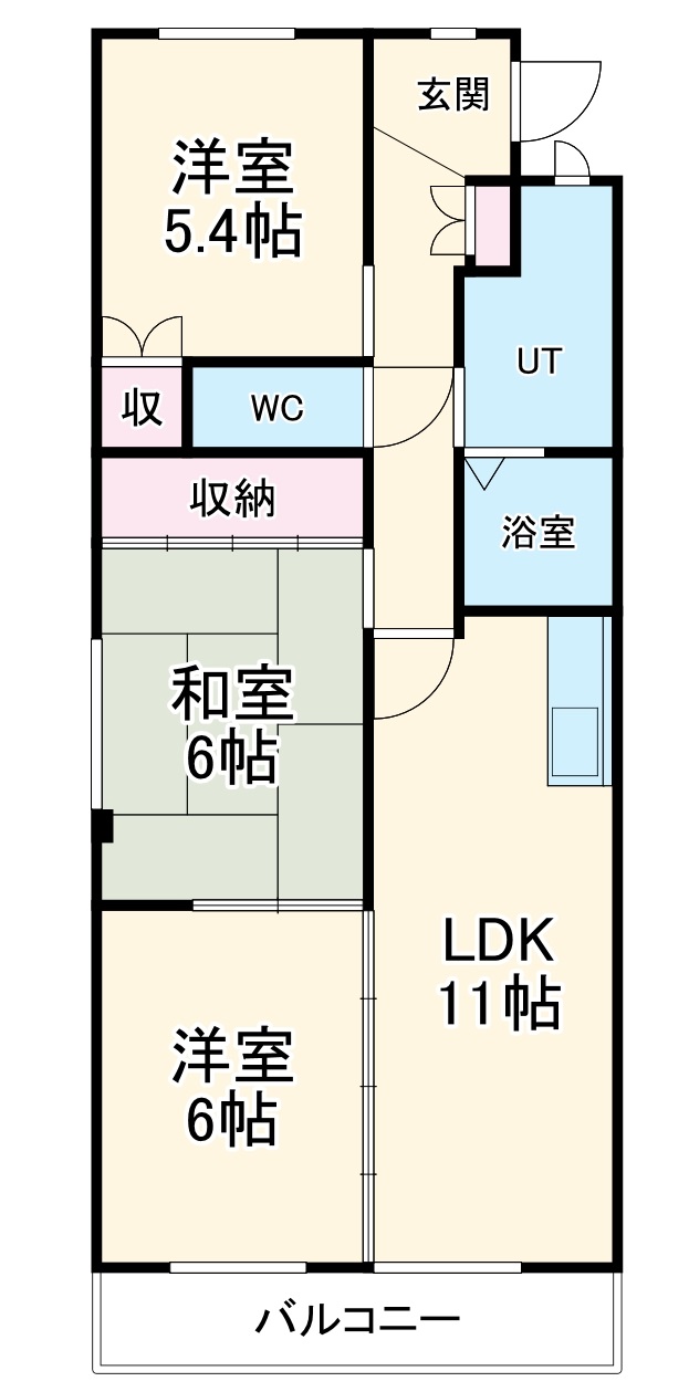 アピタシオン華の間取り