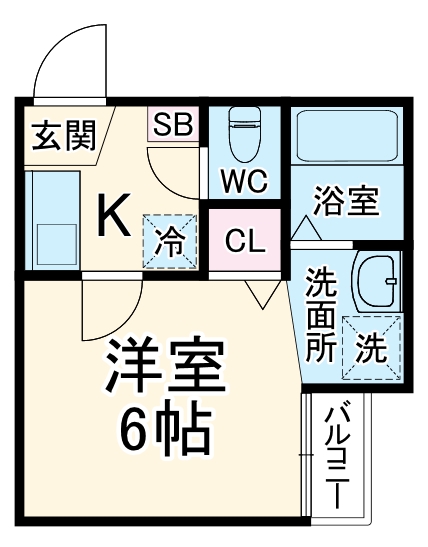 バーン ホンデーンの間取り