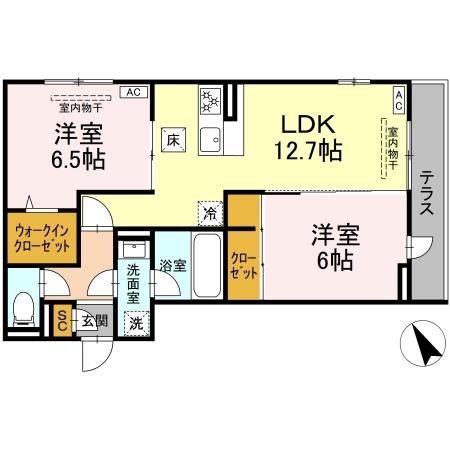 セントラーレの間取り