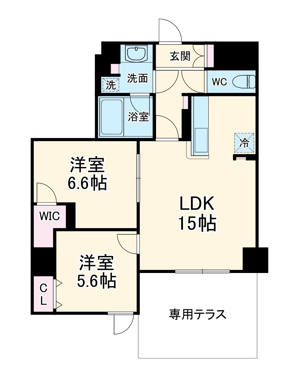 フィルージュ浦和常盤の間取り