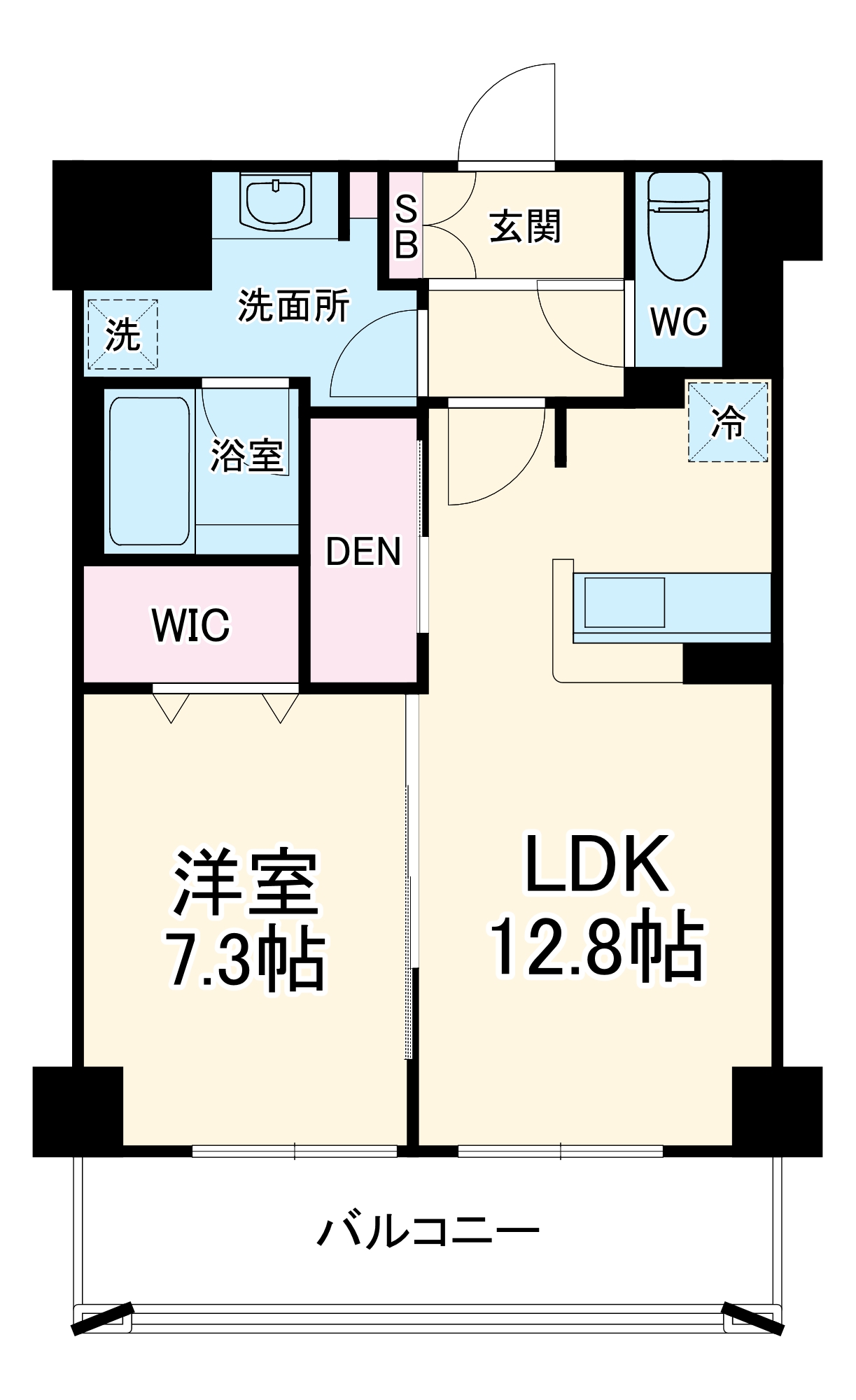 フィルージュ浦和常盤の間取り