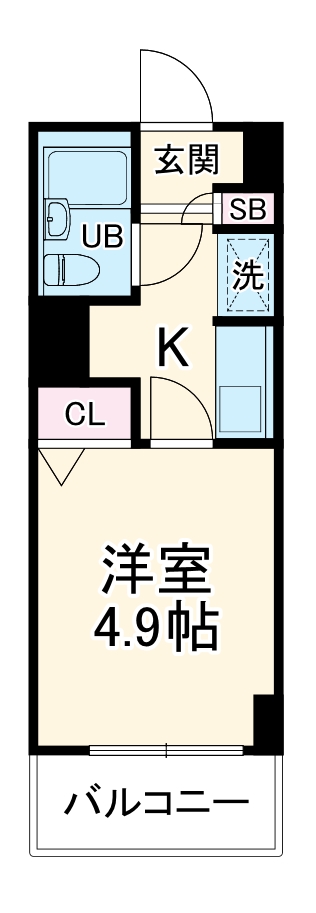 ジョイテル矢部の間取り