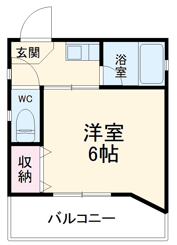 コートハウスⅠの間取り