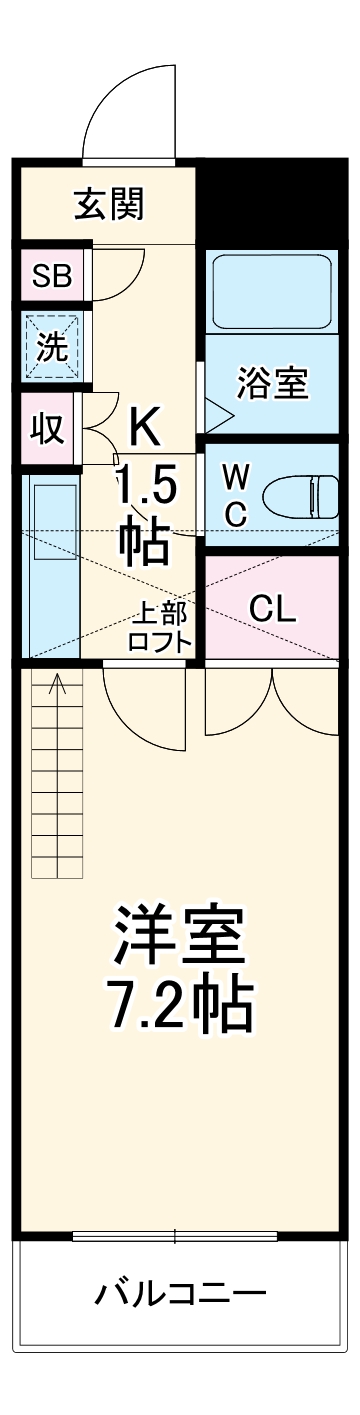 ロイヤルハイツ東海大前の間取り