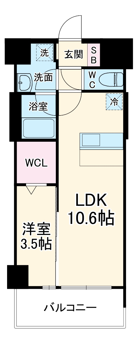 スプランディッドⅨの間取り