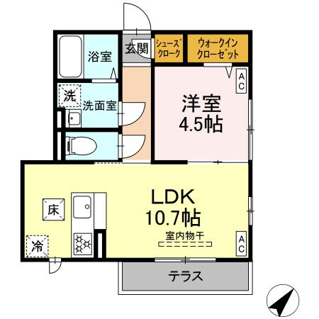 サニーサイドリバーの間取り