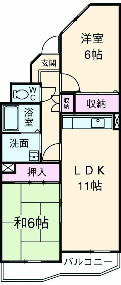 サンフローラの間取り