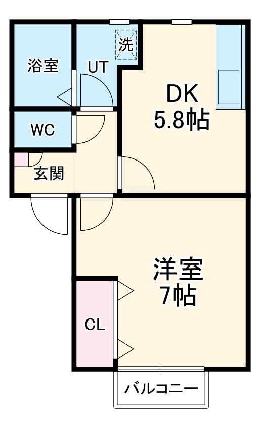 リヴェールの間取り