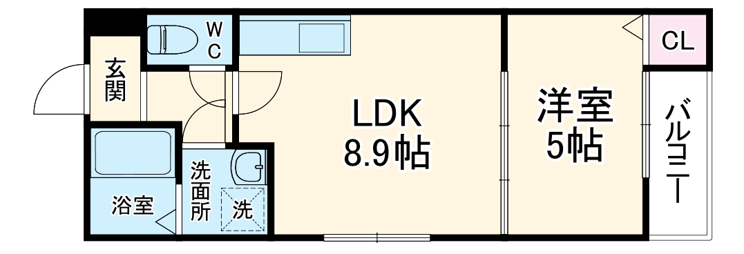 La-Crea曽根の間取り
