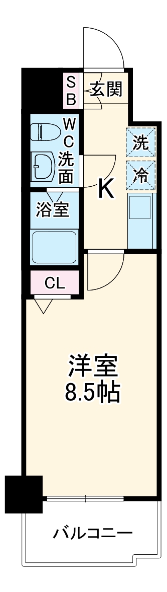 PARK SQUARE 国府台の間取り