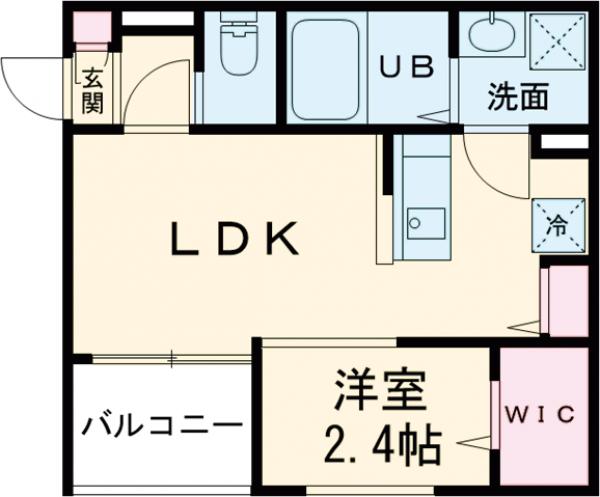 ＫＥＩＡＩ　ＲＥＳＩＤＥＮＣＥ　青井・101号室の間取り