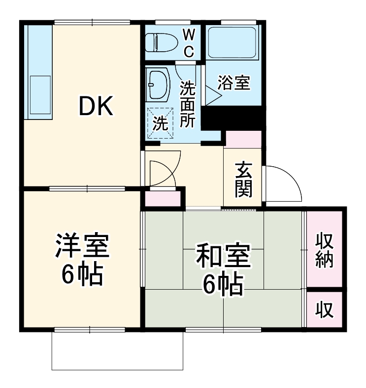 ヘリポートハウスAの間取り