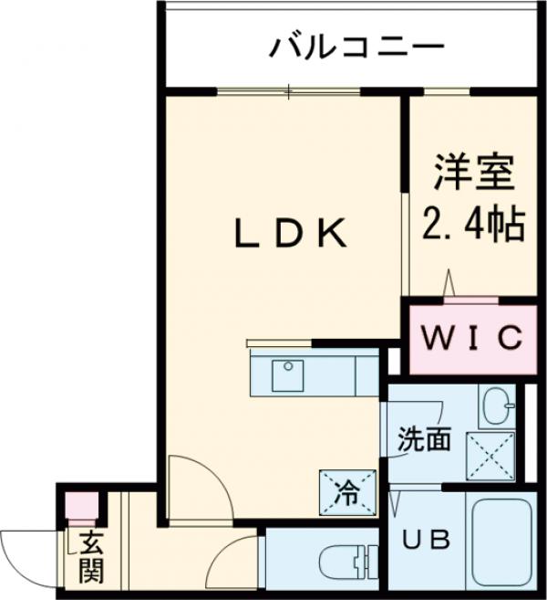ＫＥＩＡＩ　ＲＥＳＩＤＥＮＣＥ　青井・202号室の間取り