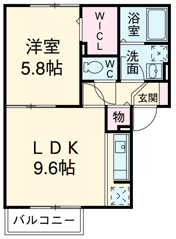 プレジール須田の間取り