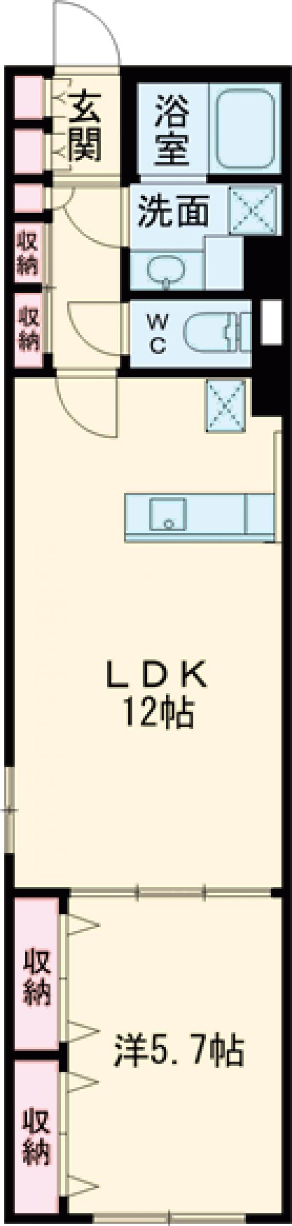 ウェルスクエア武蔵小山Ⅱの間取り