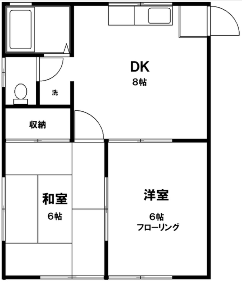 ひかりコーポの間取り