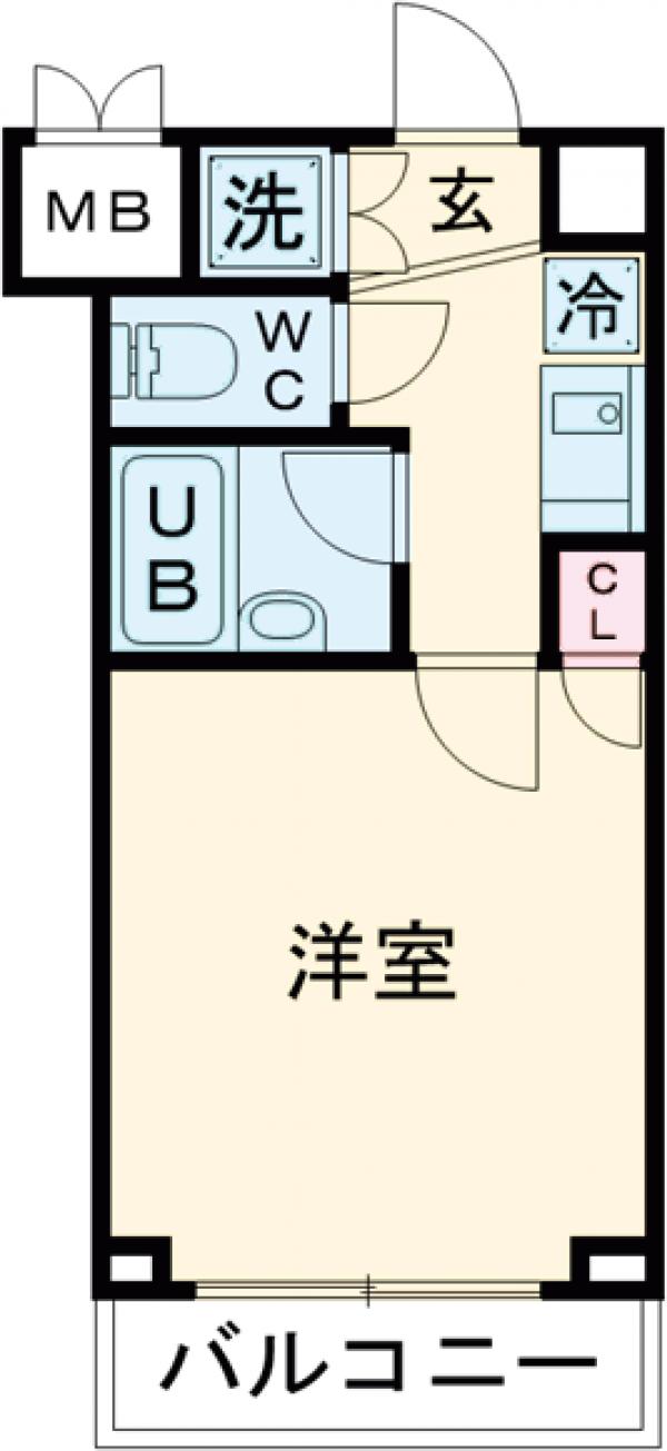 ルーブル北新宿の間取り