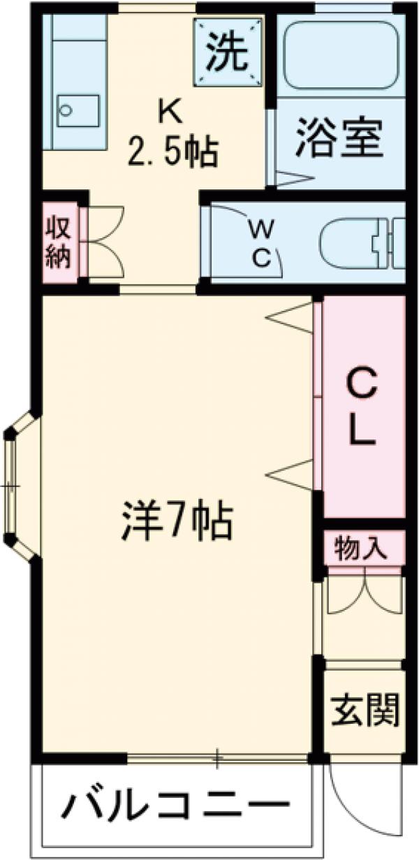コウズィ プレイスの間取り