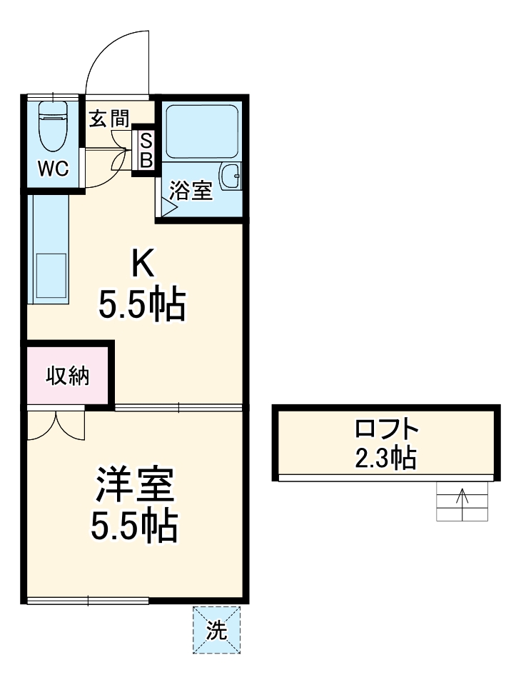 草加第32レジデンスの間取り