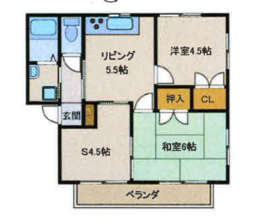 プロスペリティー行田の間取り