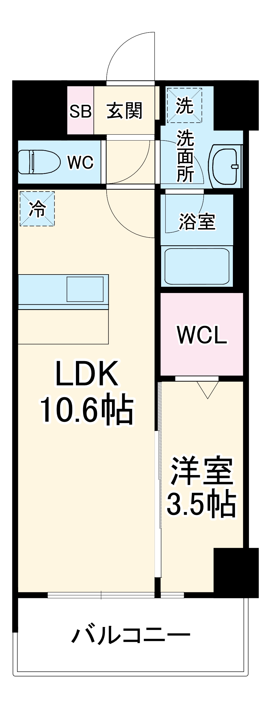 スプランディッドⅨの間取り