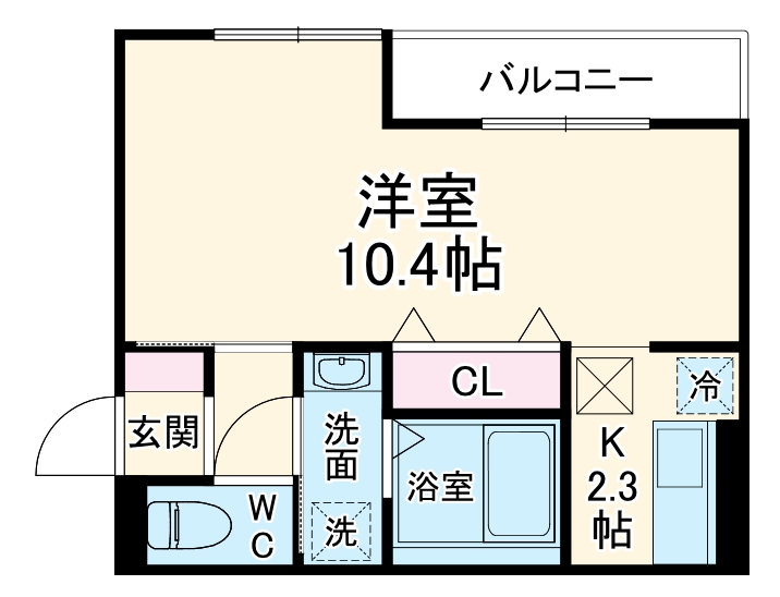アムール姫島の間取り