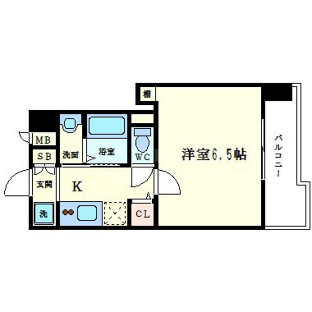 アスヴェル京都堀川高辻の間取り