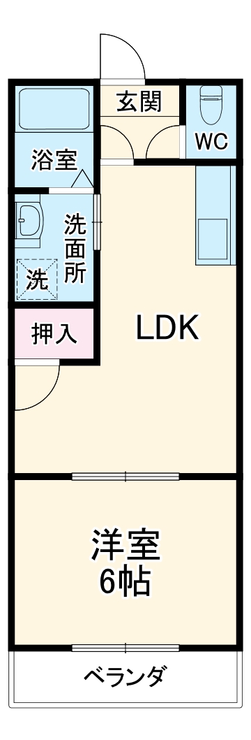 スカイハイツの間取り