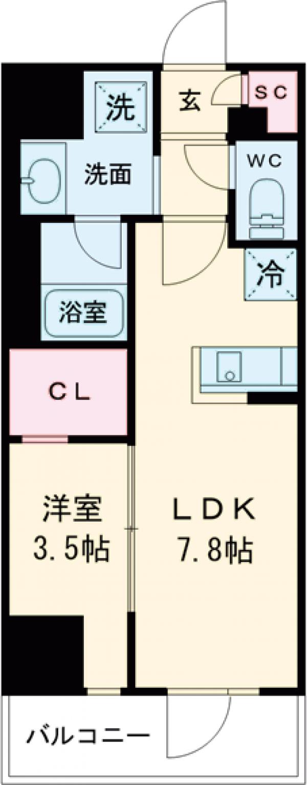 グランカーサ船堀Ⅰの間取り