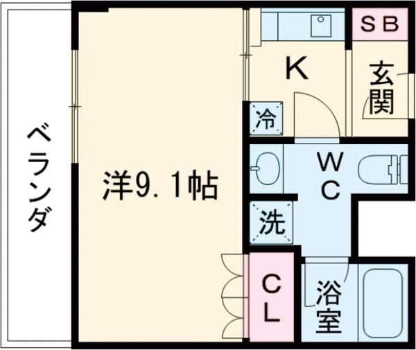 Nasicフローラコート世田谷の間取り
