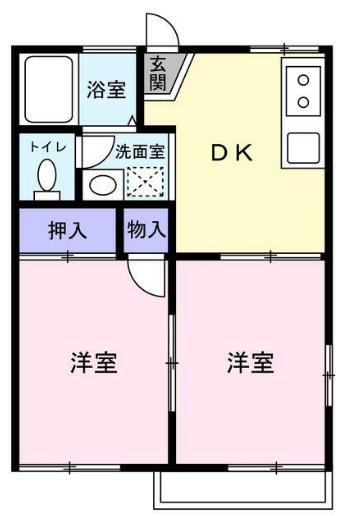 エコーハイツの間取り