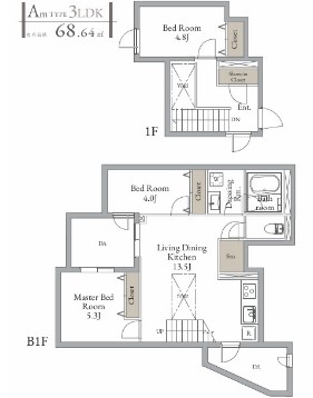LiveFlat西荻窪の間取り