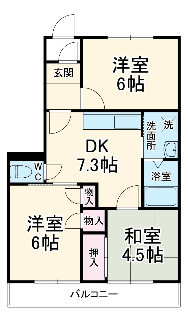 ラ・トゥールの間取り