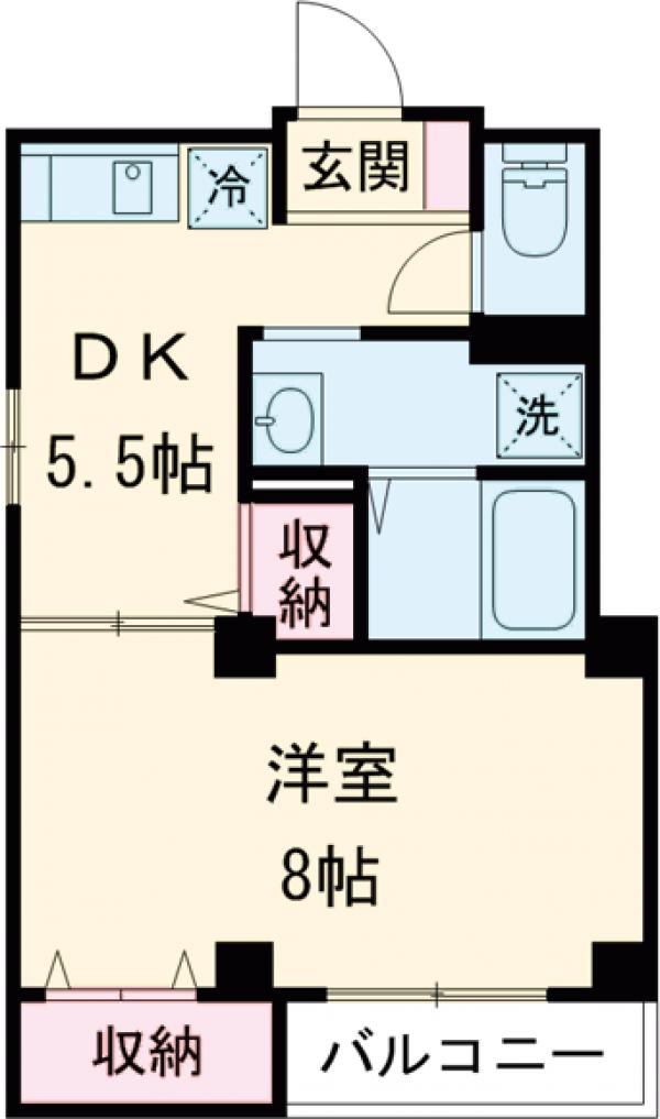 ビューノブラン桜台の間取り