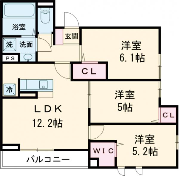 セレスティア荻窪の間取り