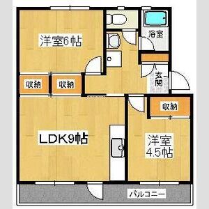 栗原ハイツBの間取り