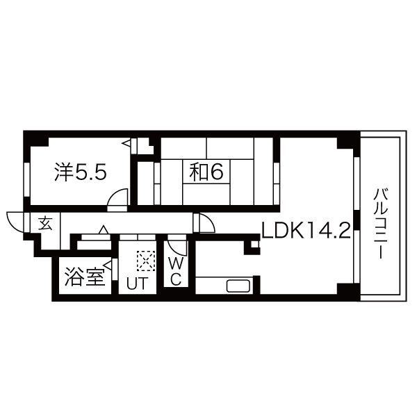 パインフィールド吉祥院の間取り