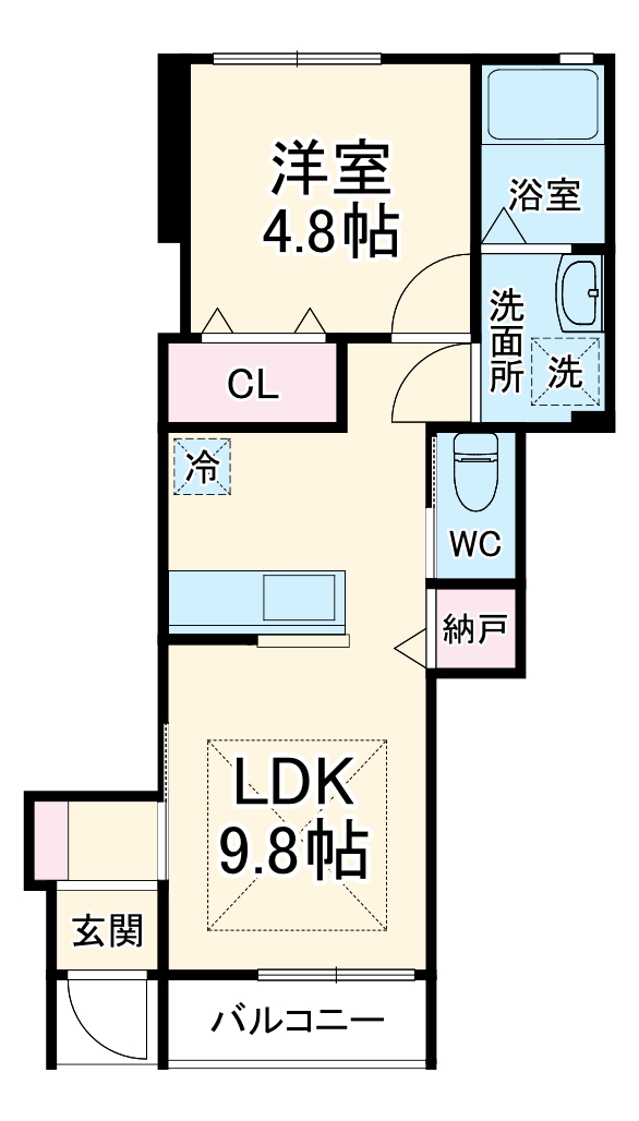Comfort Egamiの間取り
