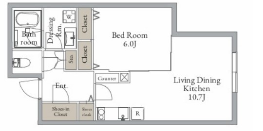 LiveFlat西荻窪の間取り
