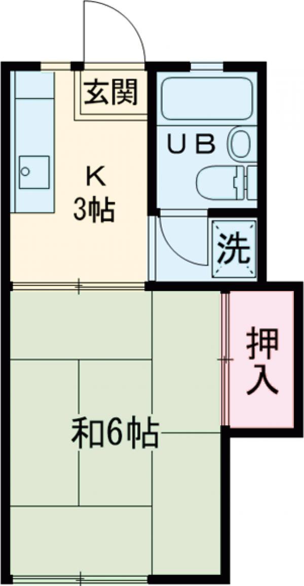 コーポホワイトコスモスの間取り