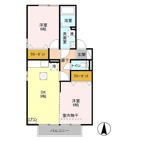 プリムヴェールの間取り