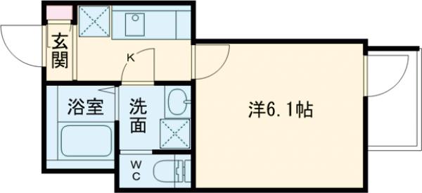 KEIAI RESIDENCE 青井Ⅱ・301号室の間取り