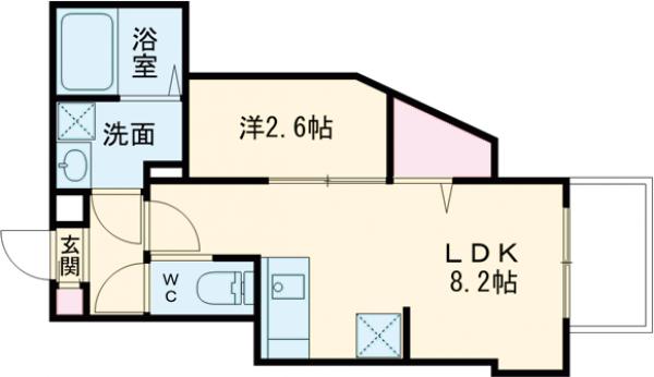 KEIAI RESIDENCE 青井Ⅱ・302号室の間取り