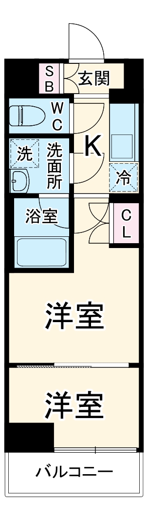 ブライズ鷺沼の間取り