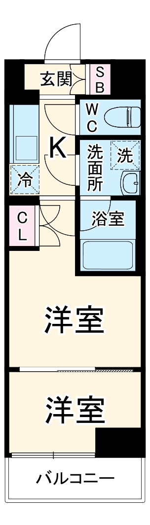 ブライズ鷺沼の間取り